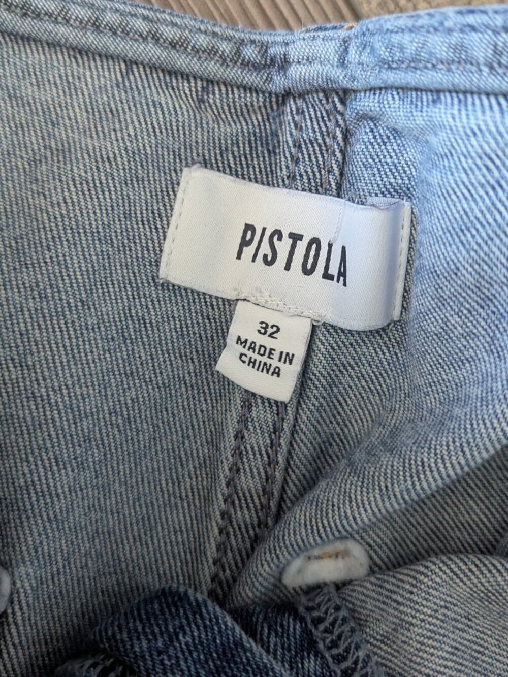 Pistola Blair High Rise Seamed Barrel Jeans Soho 32 Versatile Cotton Denim - Picture 5 of 14